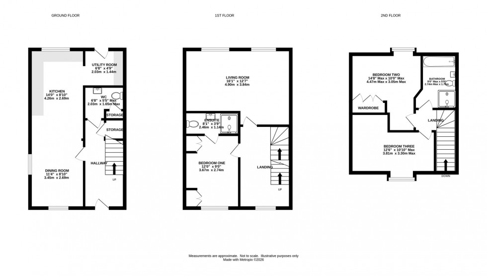 Floorplan for Lawnhurst Avenue, Manchester, M23