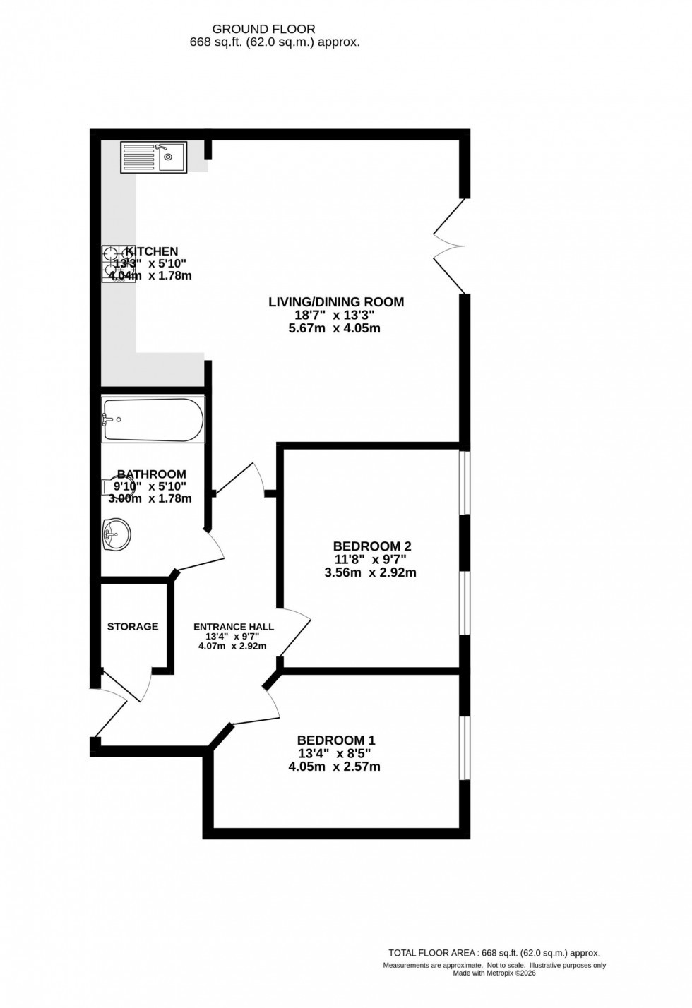 Floorplan for 33 Highmarsh Crescent, West Didsbury, M20