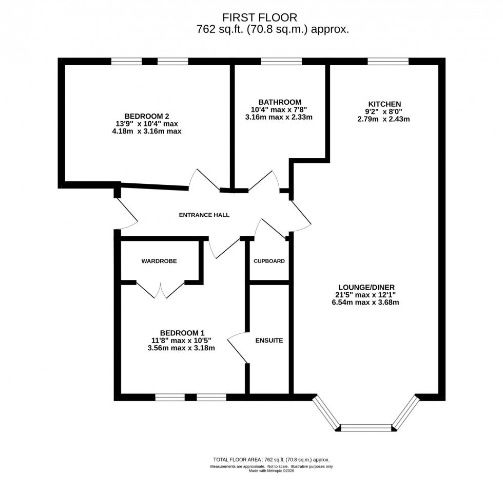 Floorplan for Jodrell Drive, Grappenhall, WA4
