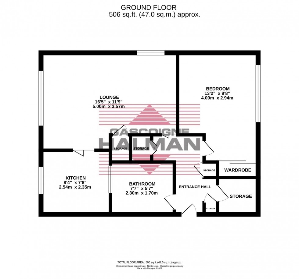 Floorplan for Cote Green Lane, Marple Bridge, SK6