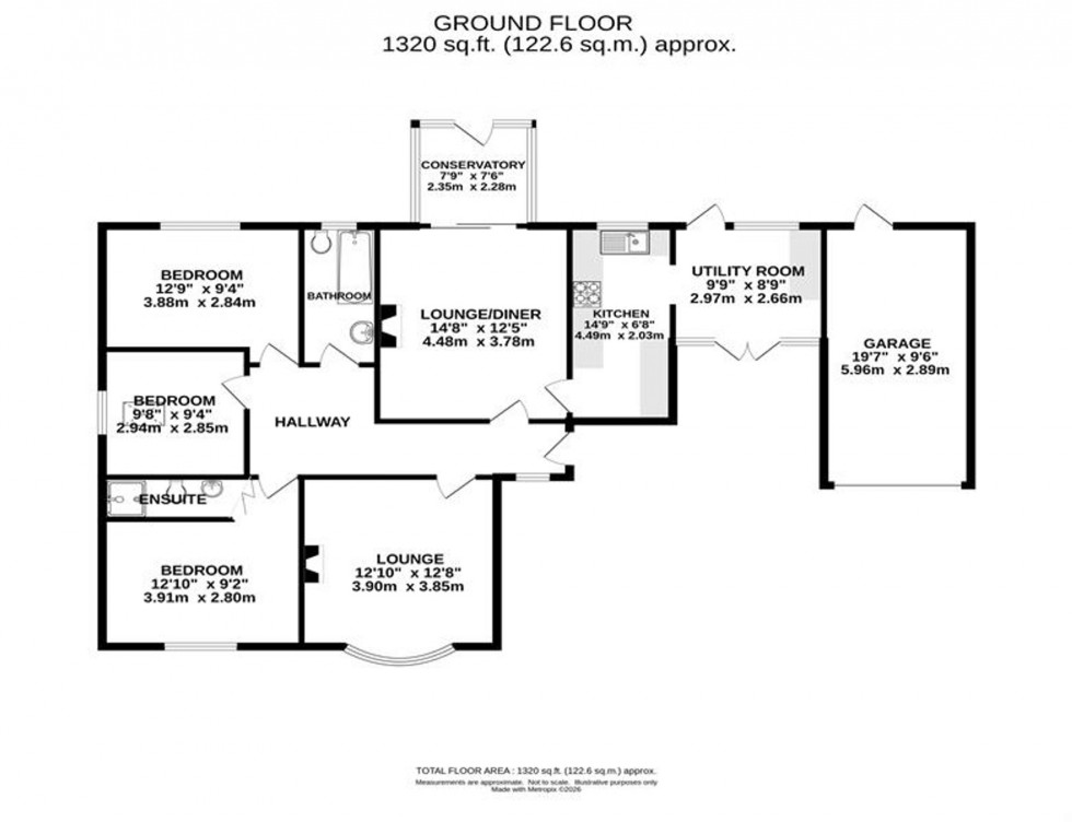 Floorplan for Burrfields Road, Chapel-En-Le-Frith, SK23