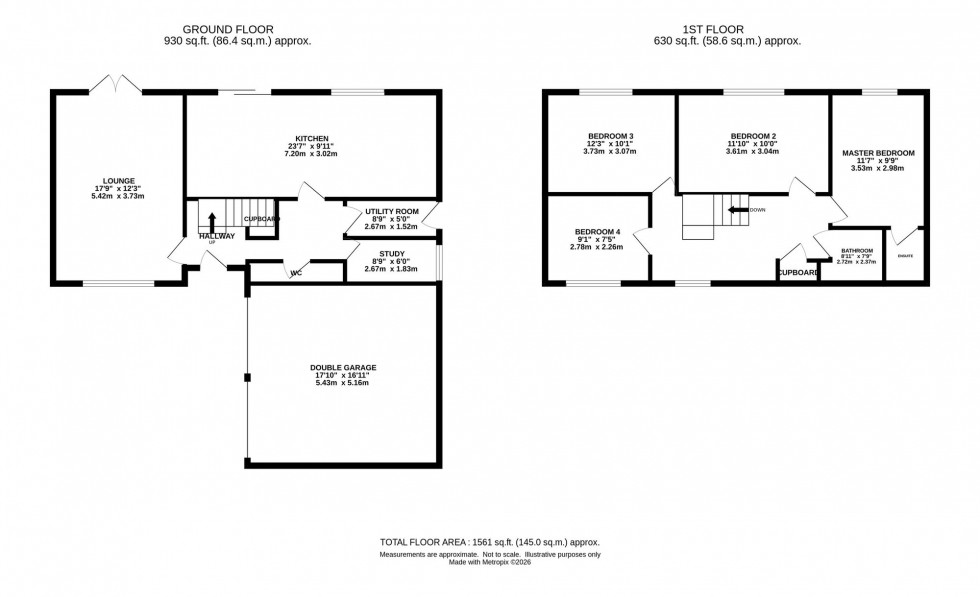 Floorplan for Farmfield Drive, Macclesfield, SK10