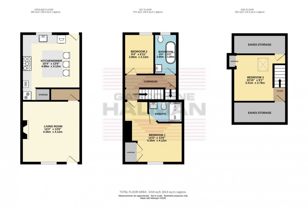 Floorplan for Turnlee Road, Glossop, SK13