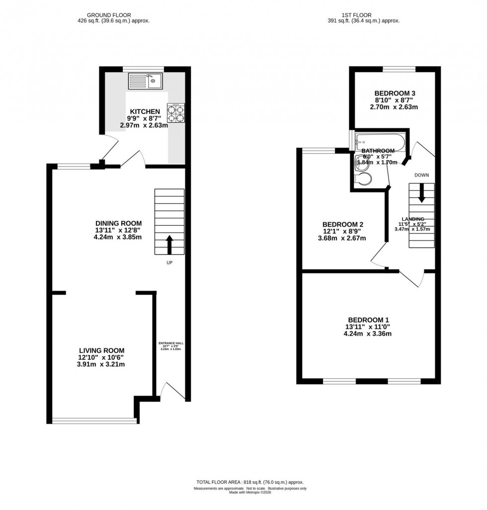 Floorplan for Taylors Road, Stretford, M32