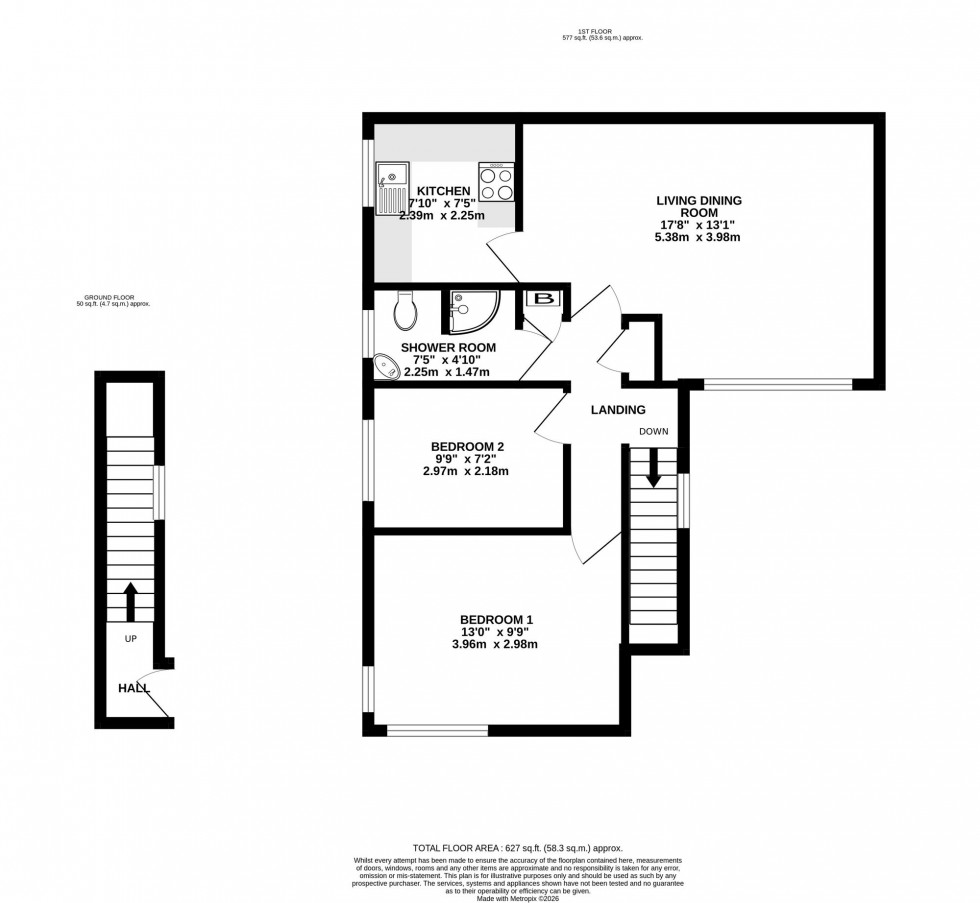 Floorplan for Nightingale Close, Wilmslow, SK9