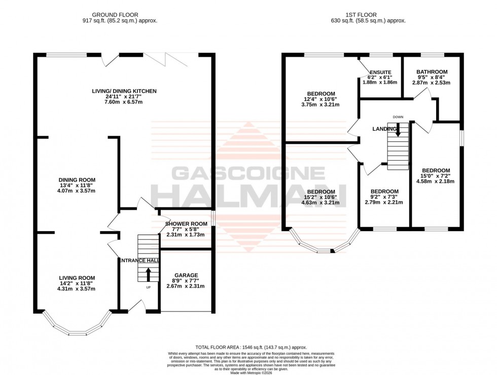 Floorplan for Avonlea Road, Sale, M33