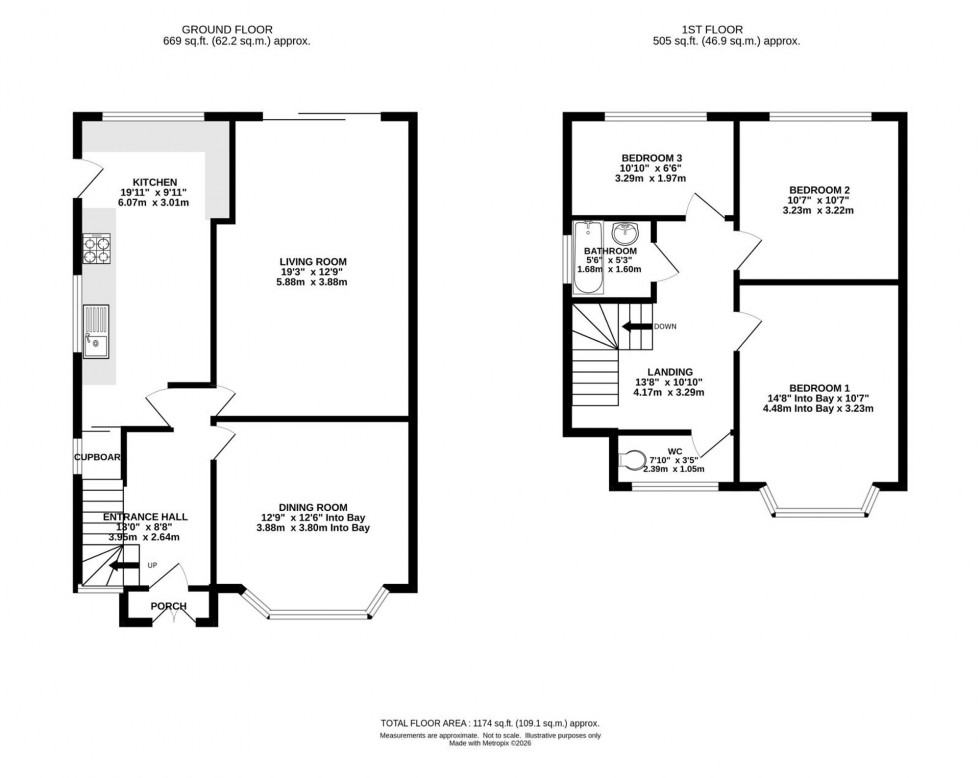 Floorplan for Fordbank Road, Didsbury, M20