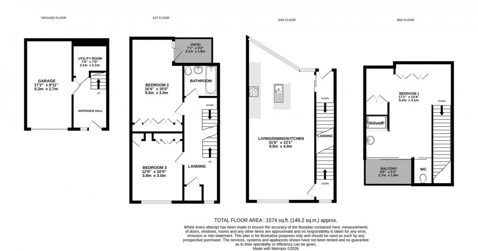 Floorplan for Brown Street, Altrincham, WA14