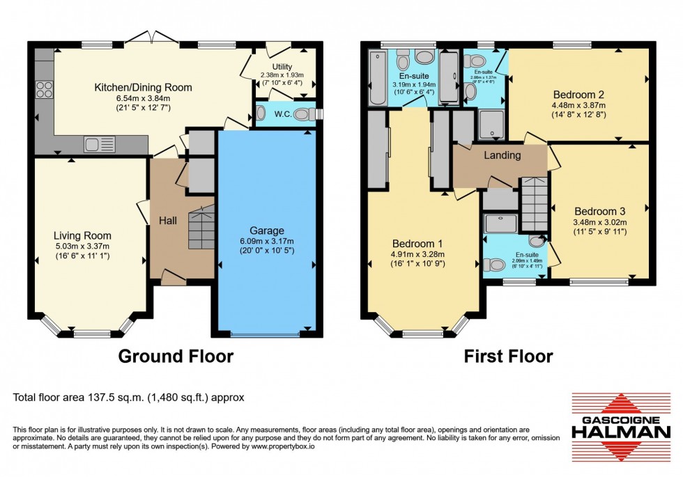 Floorplan for Lurtin Way, Daresbury, WA4