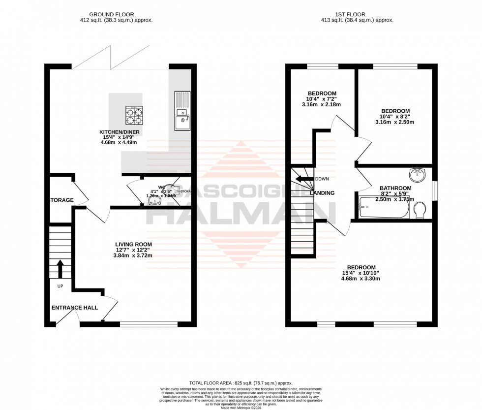 Floorplan for Ferndown Road, Manchester, M23