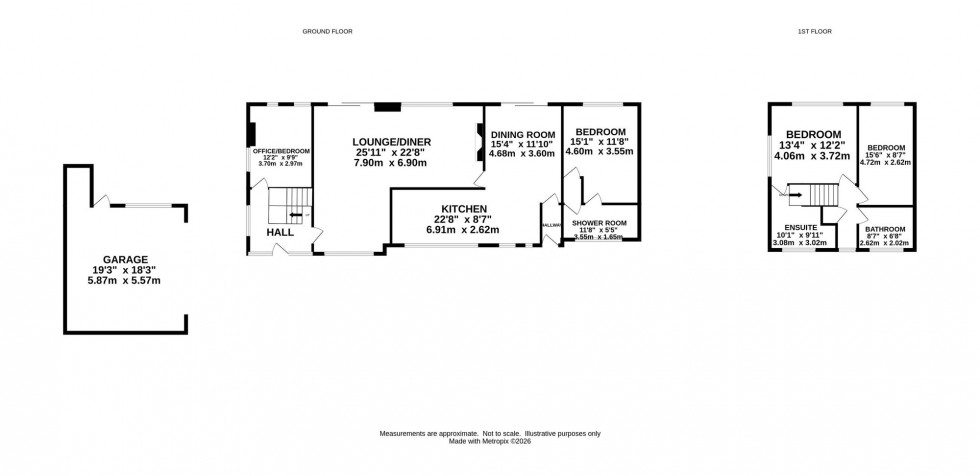 Floorplan for Coombes Lane, Charlesworth, SK13