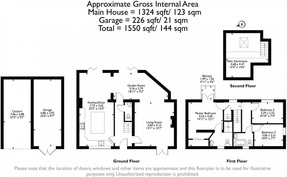 Floorplan for Tarporley Road, Eaton Hill, CW6