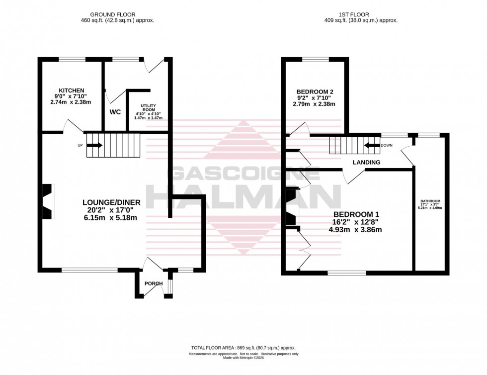 Floorplan for Ravenoak Road, Cheadle Hulme, SK8