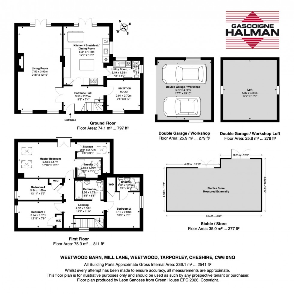 Floorplan for Weetwood, Tarporley, CW6