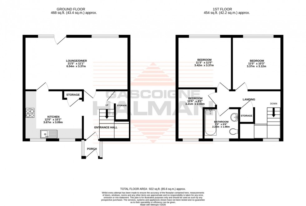Floorplan for Lindwall Close, Manchester, M23