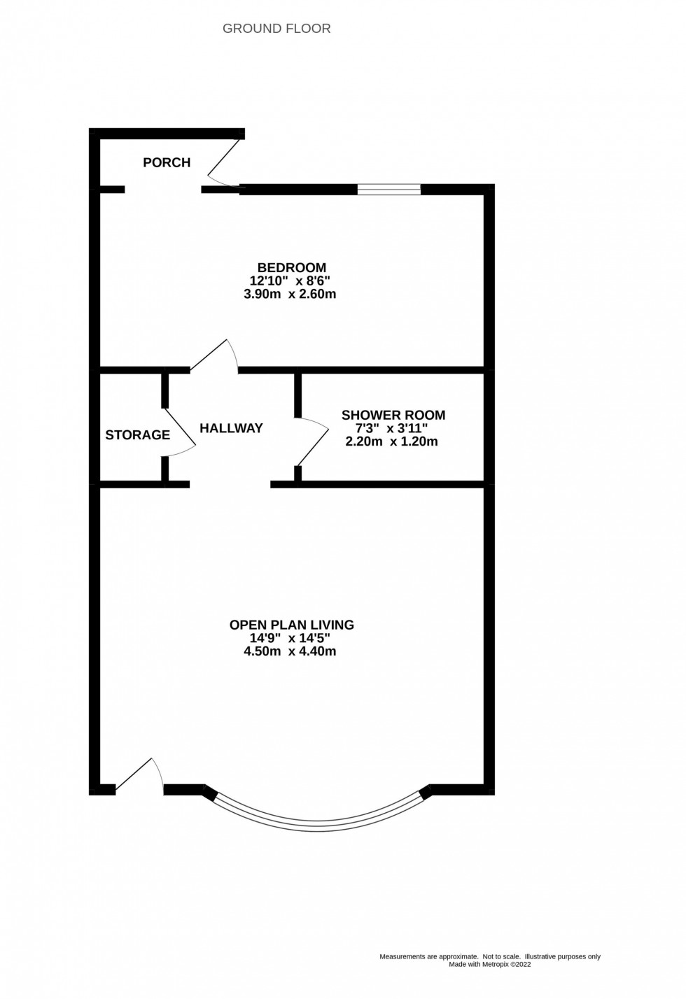 Floorplan for Market Street, New Mills, SK22