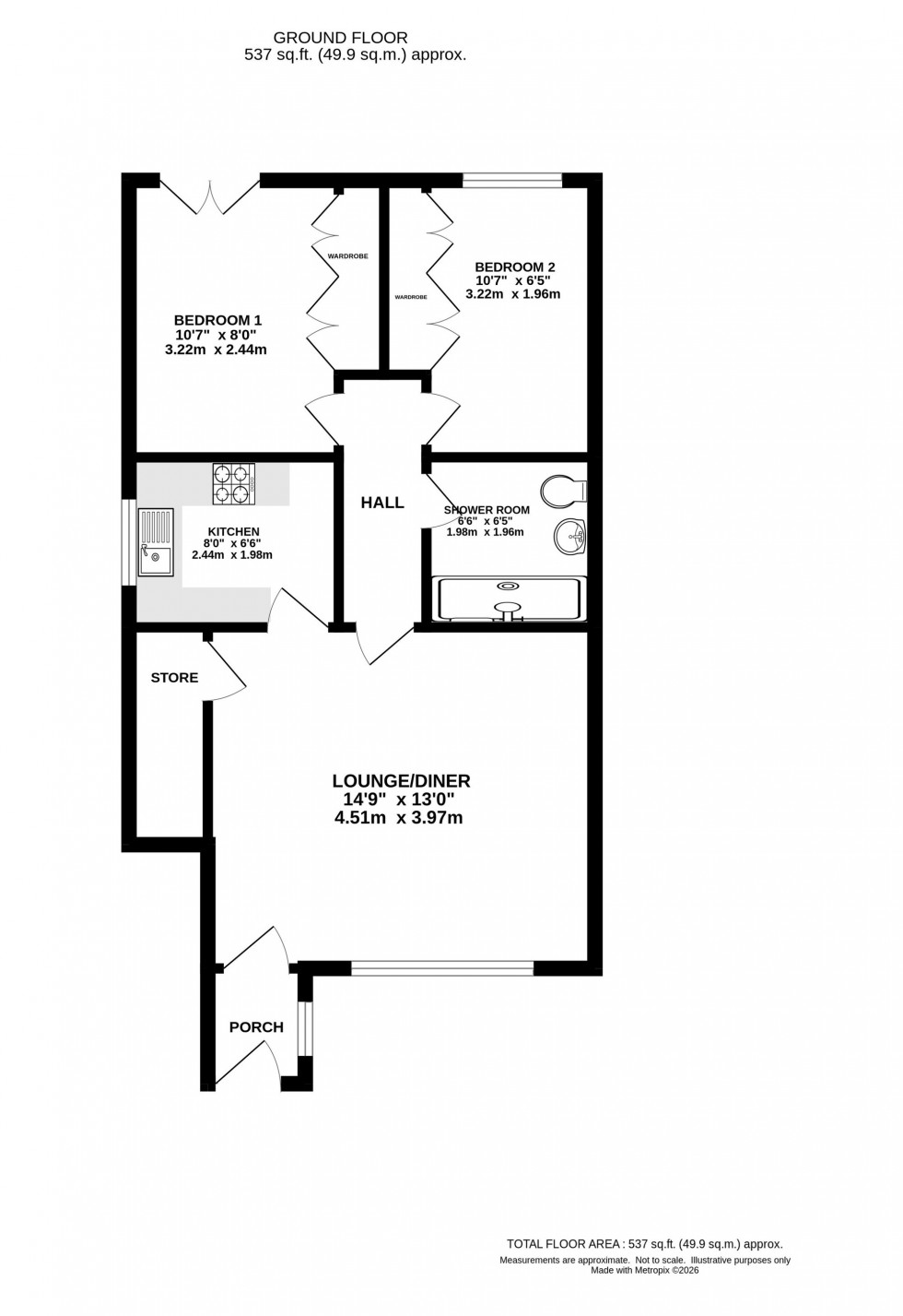 Floorplan for Balmoral Road, Balmoral Court, SK4