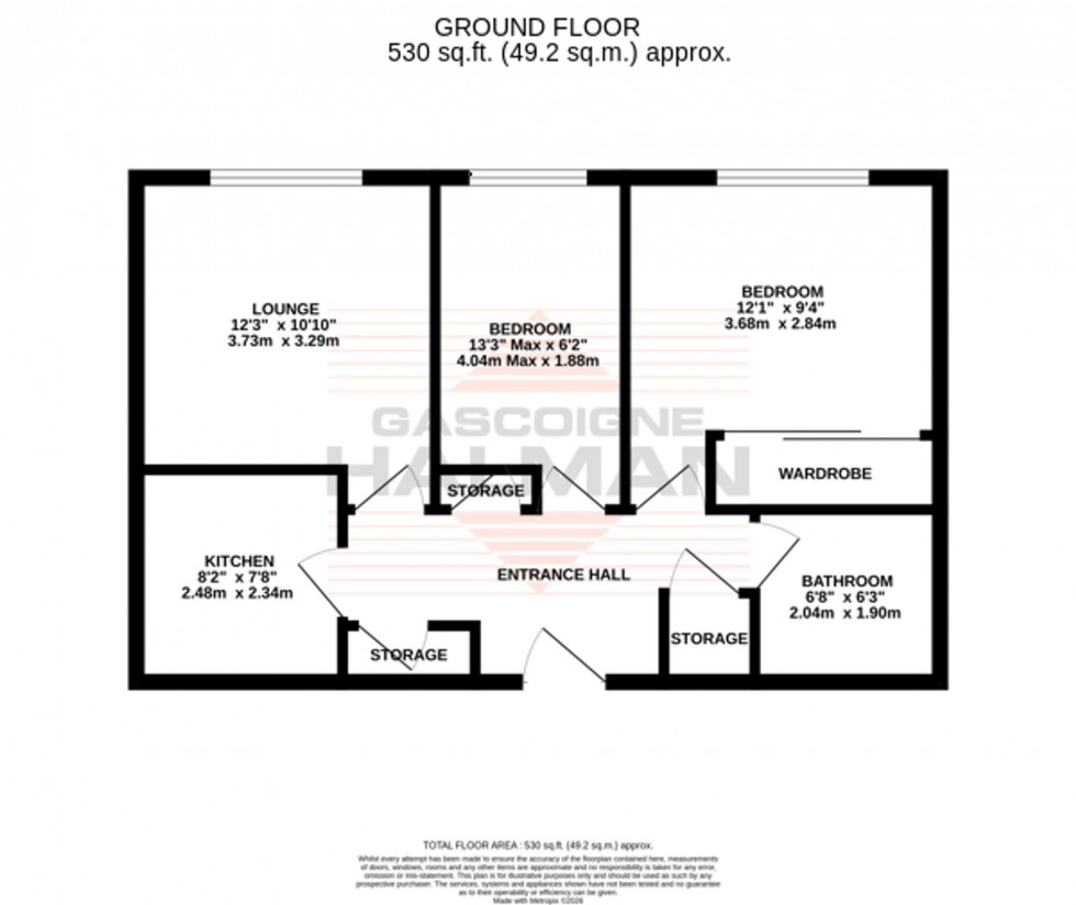 Floorplan for Alma Road, Woodhey Court Alma Road, M33