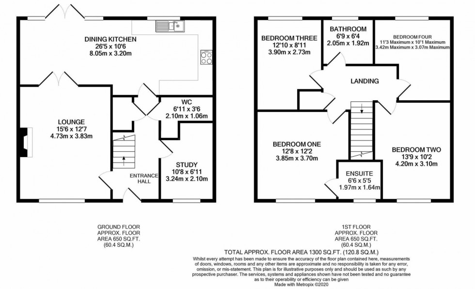 Floorplan for Sandstone Lane, Tarporley, CW6