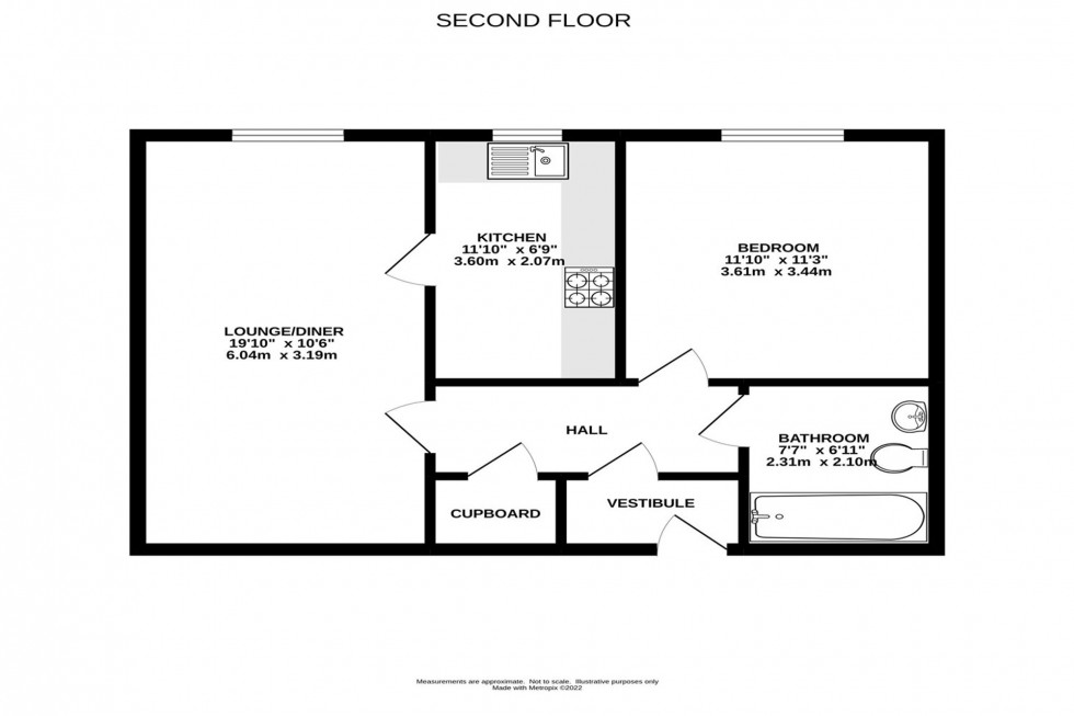 Floorplan for Miry Meadow, Chapel-En-Le-Frith, SK23