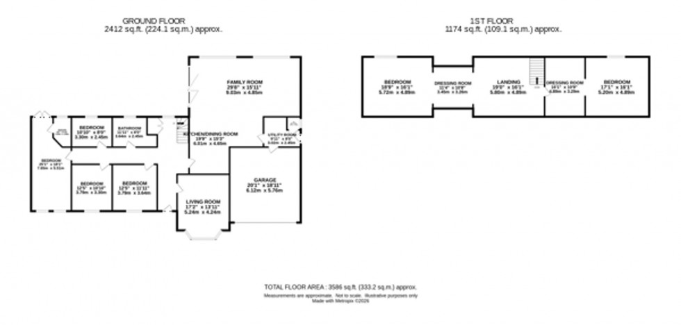 Floorplan for Andertons Lane, Henbury, SK11