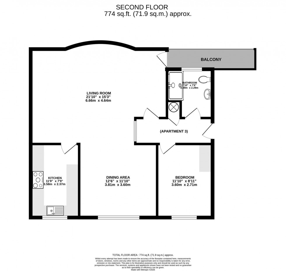 Floorplan for Kings Road, Wilmslow, SK9