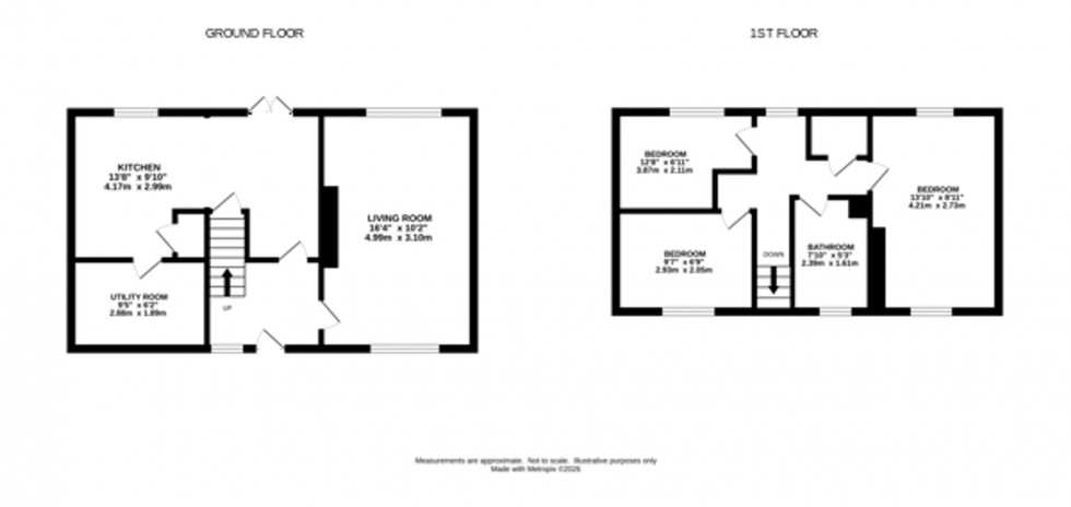 Floorplan for Delamere Drive, Macclesfield, SK10