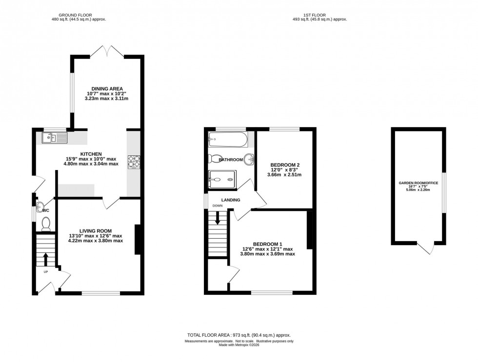Floorplan for Racefield Road, Knutsford, WA16