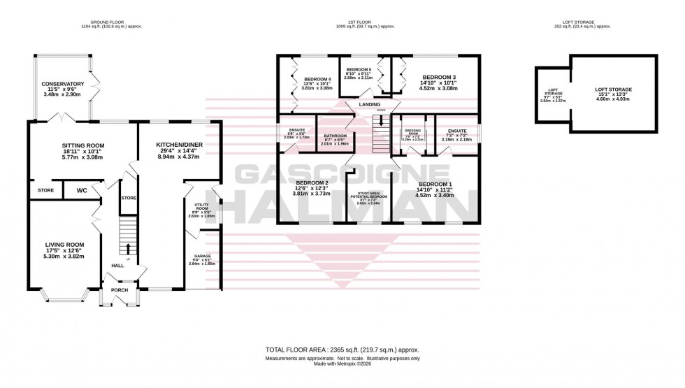 Floorplan for Lyncombe Close, Cheadle Hulme, SK8
