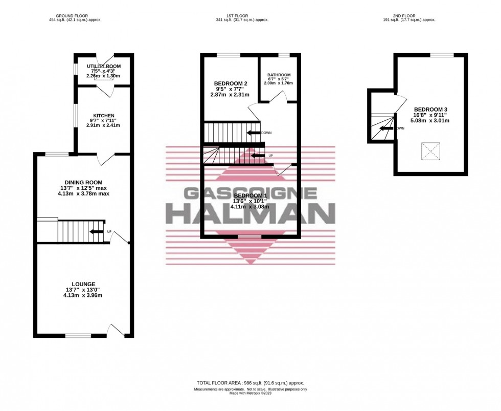 Floorplan for Edward Street, Marple Bridge, SK6