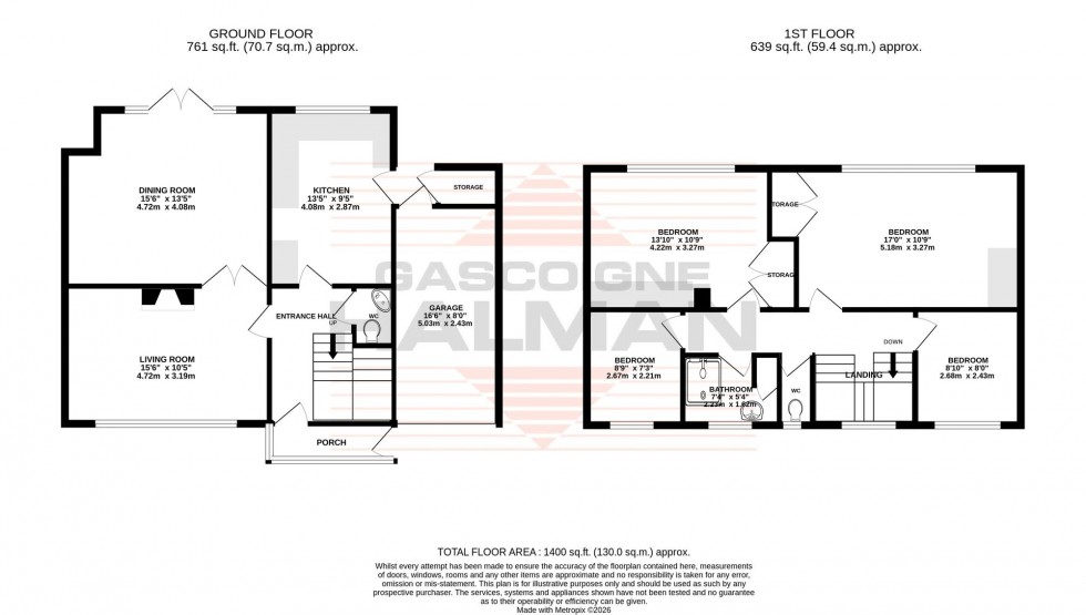 Floorplan for Woodlands Drive, Sale, M33