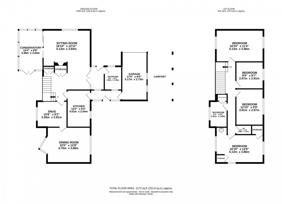 Floorplan for Ladythorn Avenue, Marple, SK6