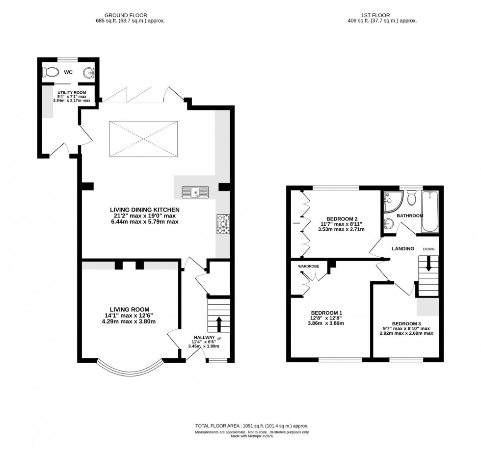 Floorplan for Townfield Road, Mobberley, WA16