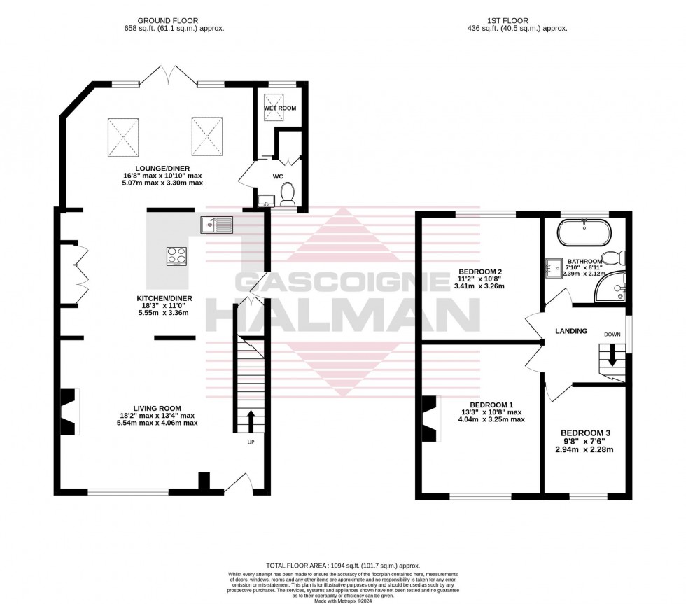 Floorplan for East Avenue, Heald Green, SK8