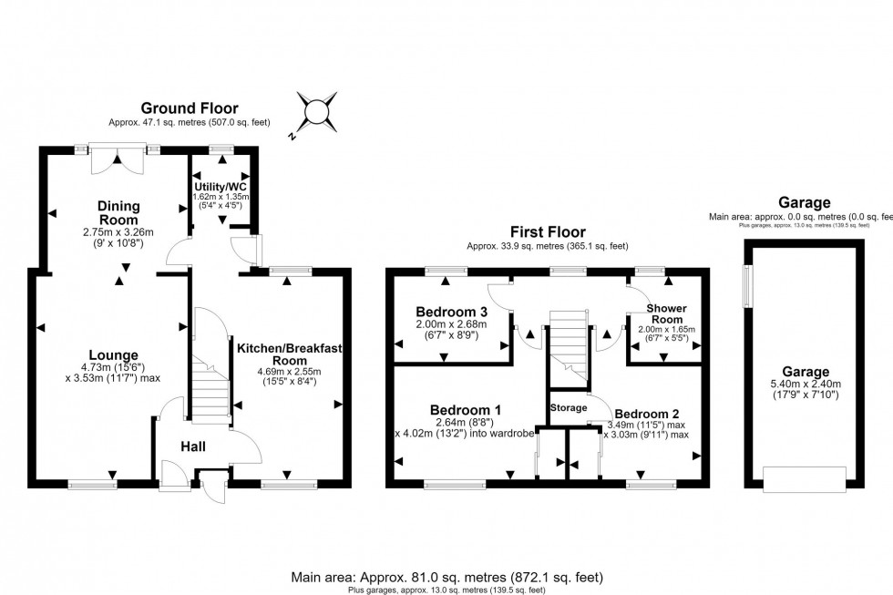 Floorplan for Barn Croft, Helsby, WA6