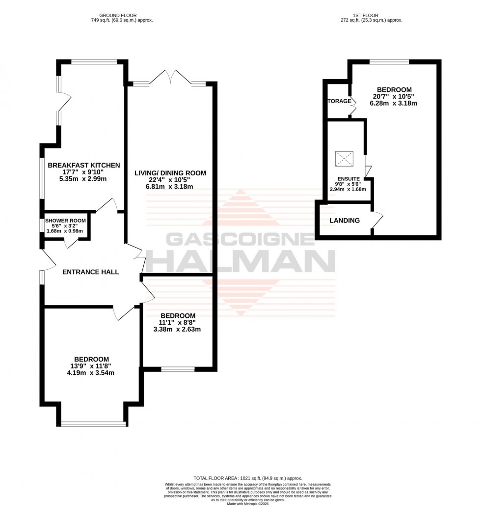 Floorplan for Romford Road, Sale, M33