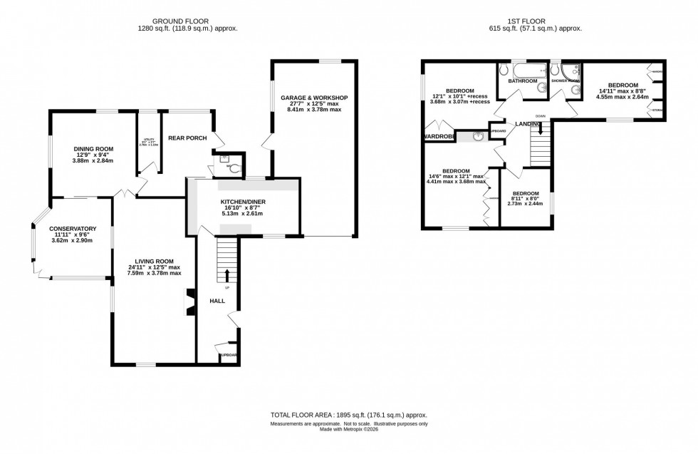 Floorplan for Chester Road, Holmes Chapel, CW4