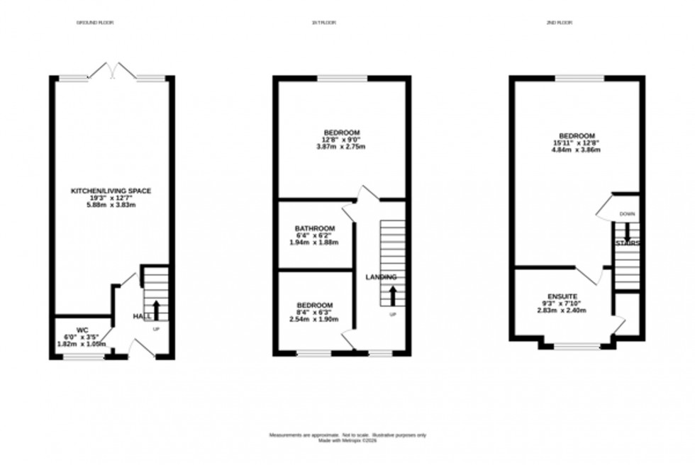 Floorplan for Vincent Street, Macclesfield, SK11