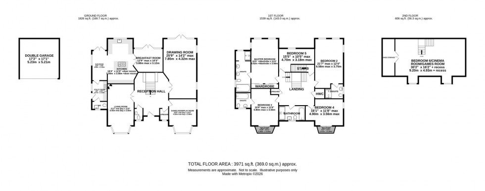 Floorplan for Parklands, Middlewich, CW10