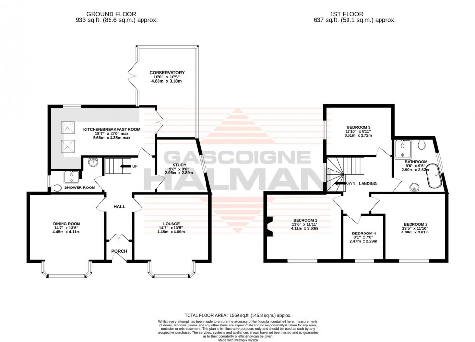Floorplan for Ashfield Road, Sale, M33