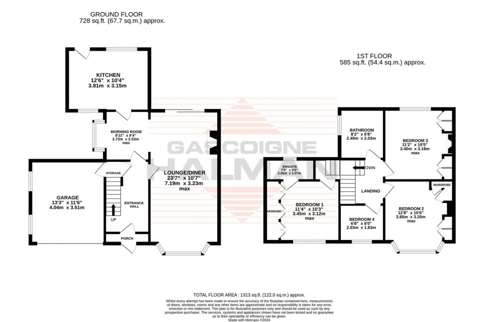 Floorplan for Farley Road, Sale, M33