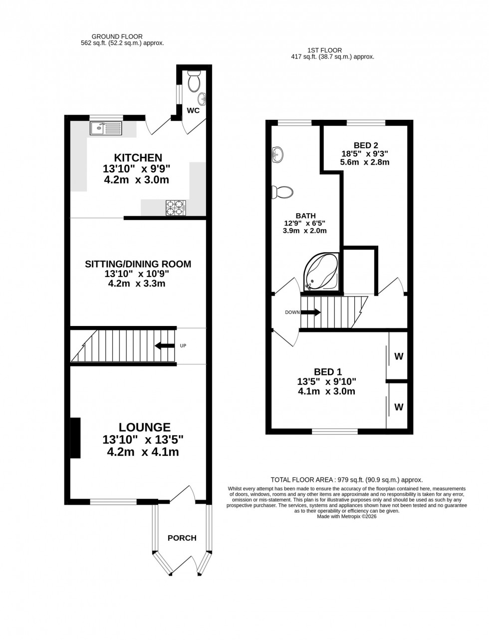 Floorplan for Knutsford View, Hale Barns, WA15