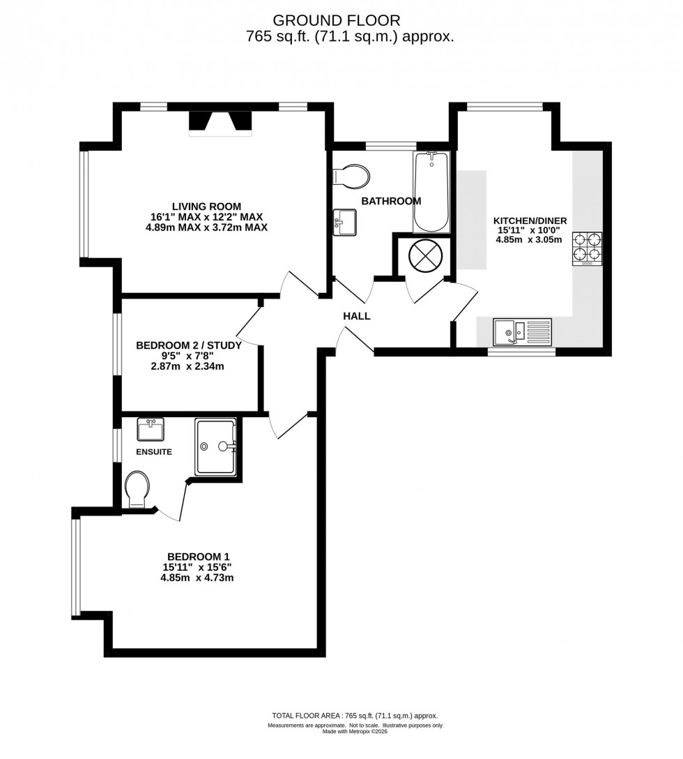 Floorplan for The Shambles, Knutsford, WA16