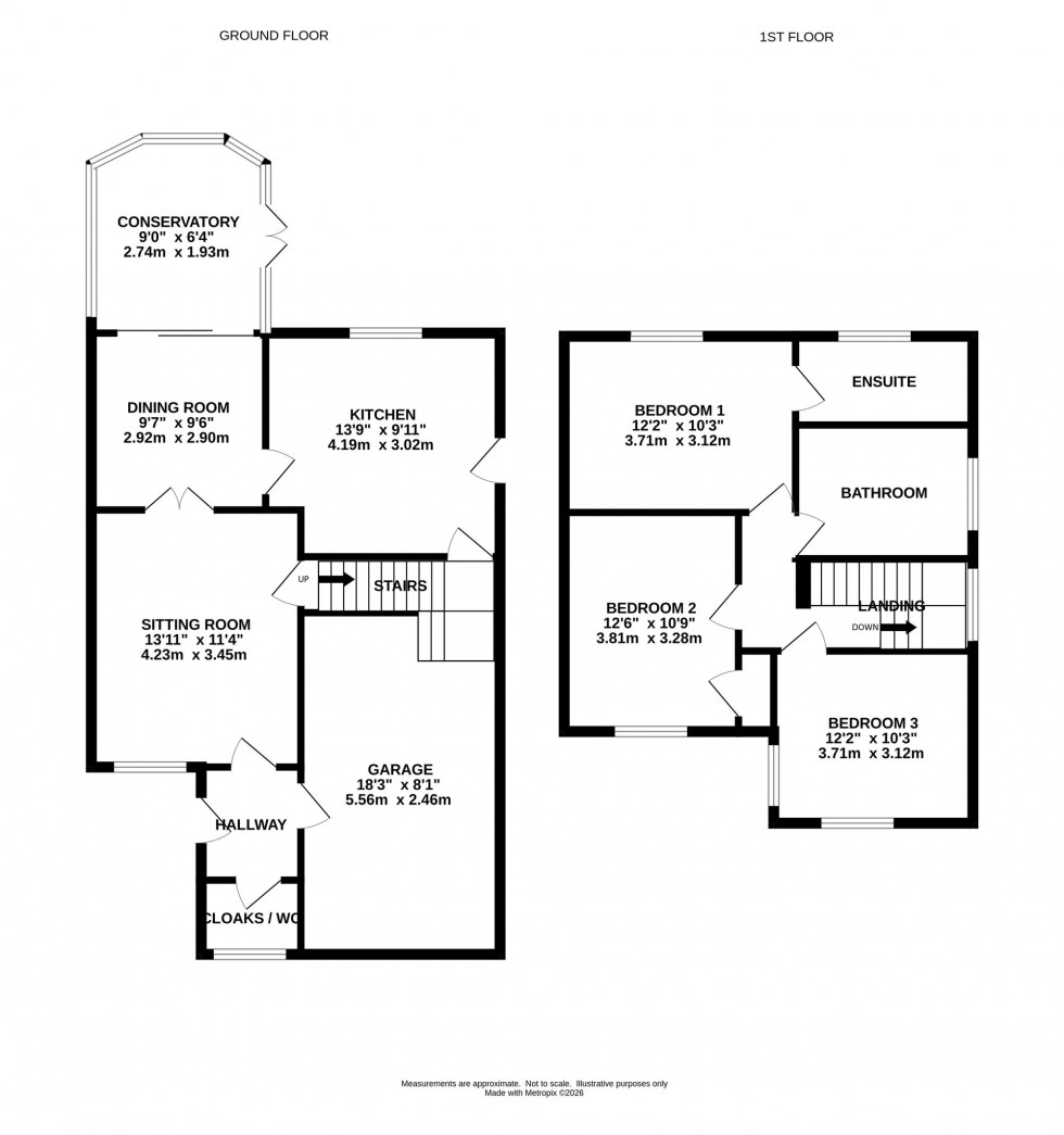 Floorplan for Reddish Road, Whaley Bridge, SK23
