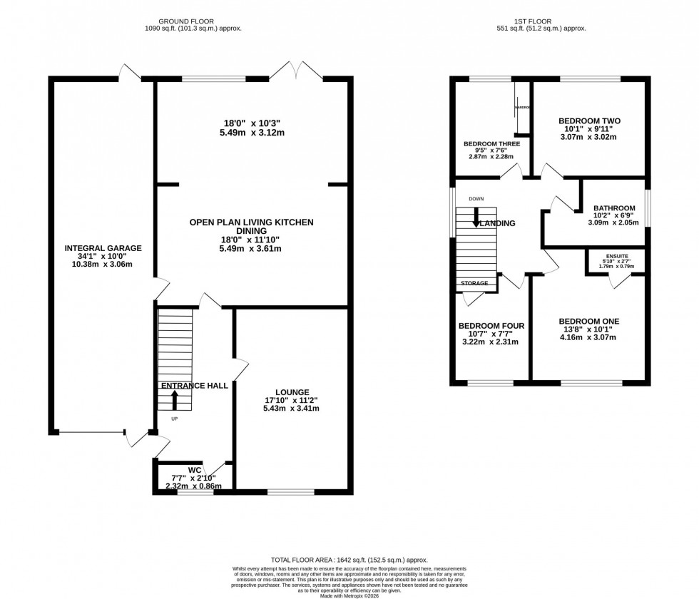 Floorplan for Charlecote Road, Poynton, SK12
