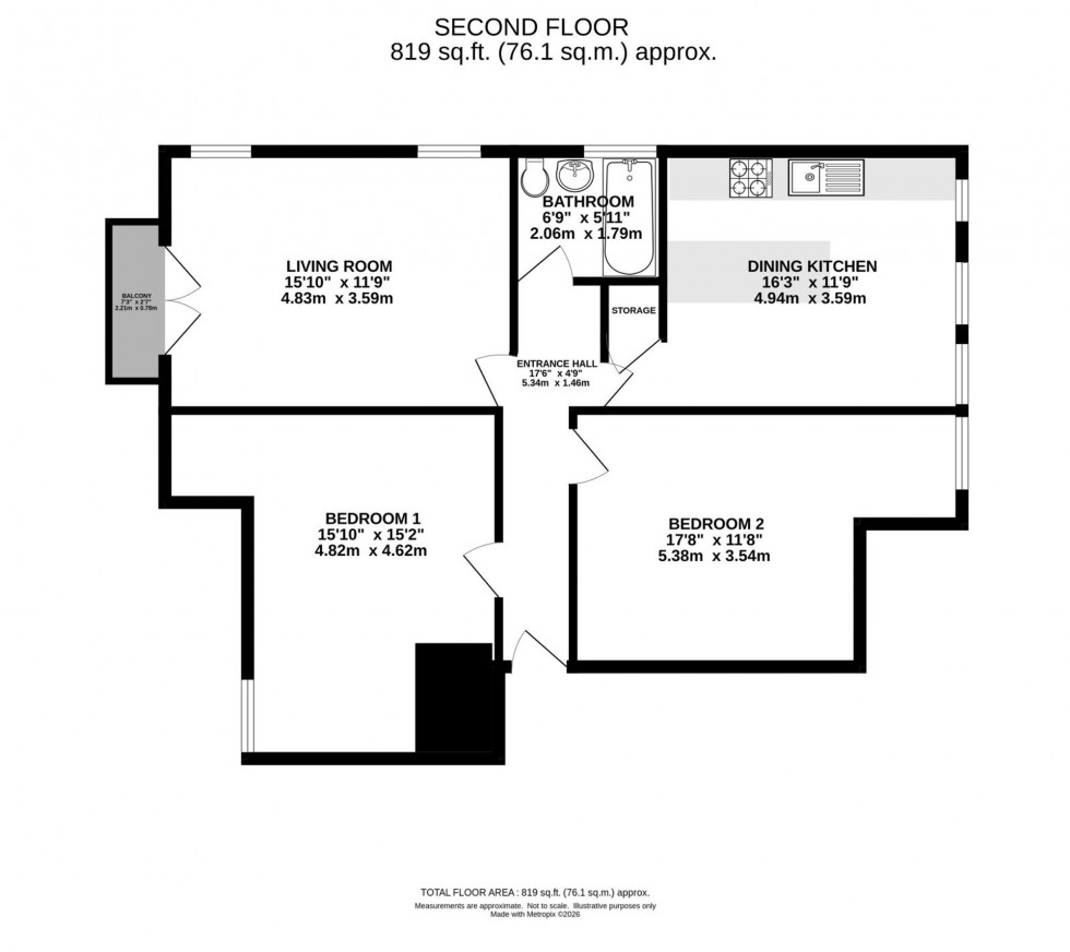 Floorplan for Bronington Close, Northenden, M22