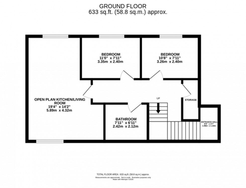 Floorplan for John Street, Bollington, SK10