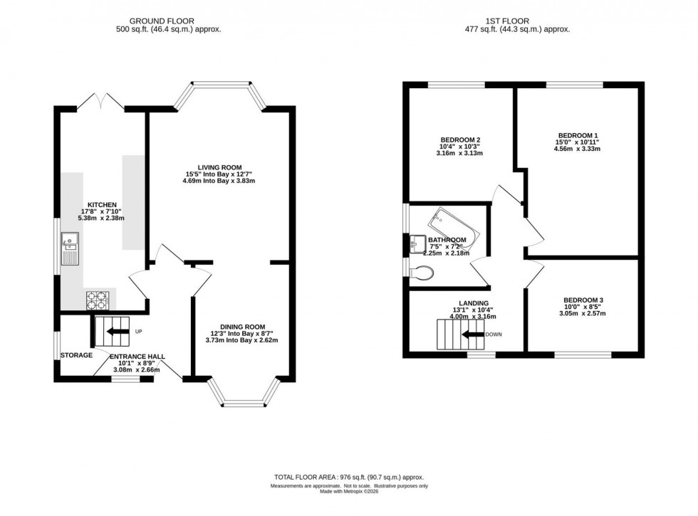 Floorplan for Shandon Avenue, Northenden, M22