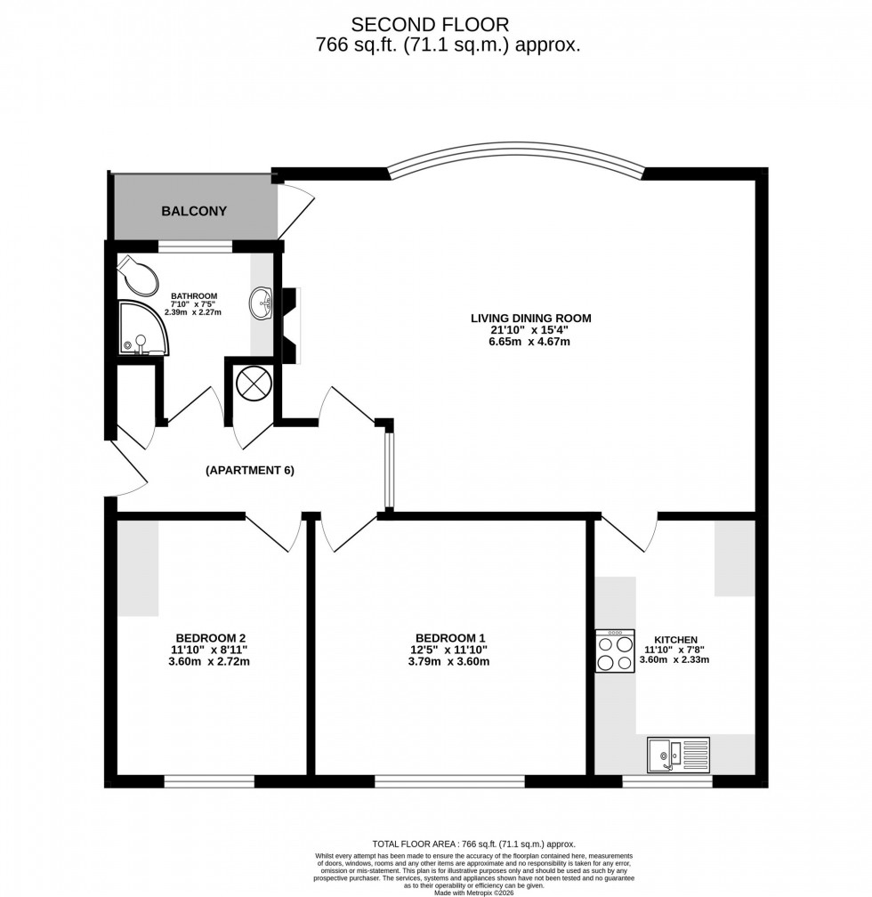 Floorplan for Kings Road, Wilmslow, SK9
