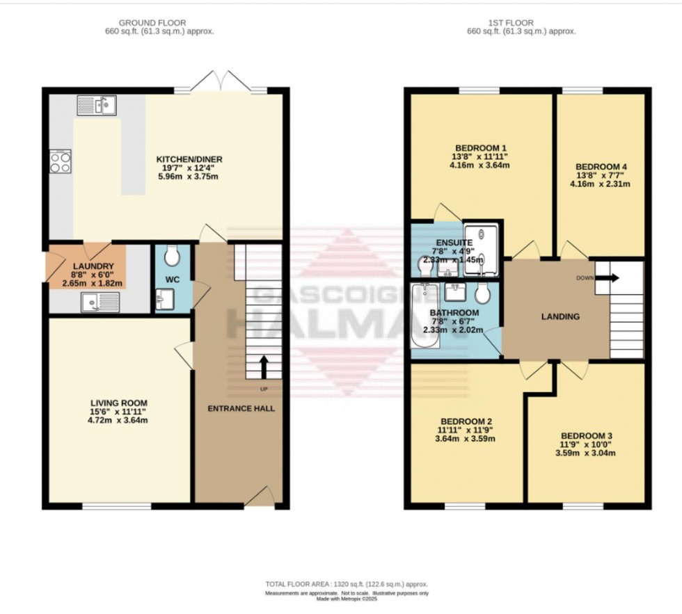 Floorplan for The Peaks, Adderley Place, SK13